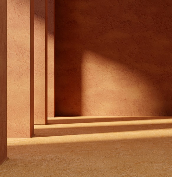 Hallway in the afternoon light